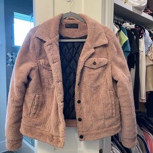 Lavender Fur Teddy Jacket